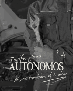 Tarifa plana autónomos 2 años