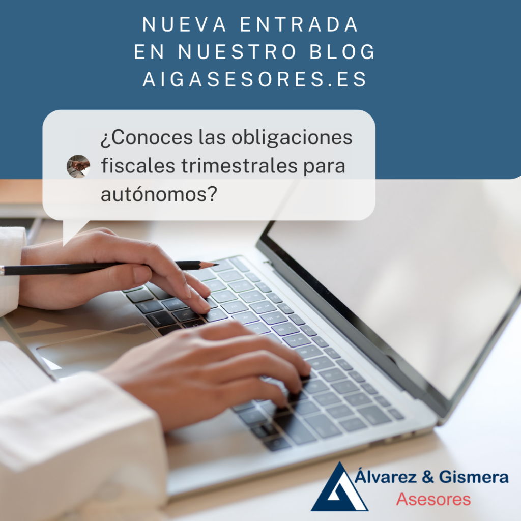 obligaciones trimestrales para autónomos